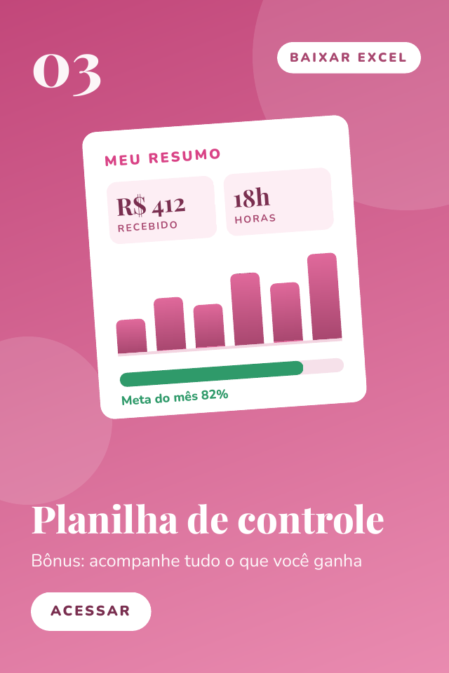 Capa da Planilha de controle de tarefas